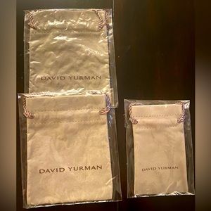 David Yurman Jewelry Pouches, Set of 3